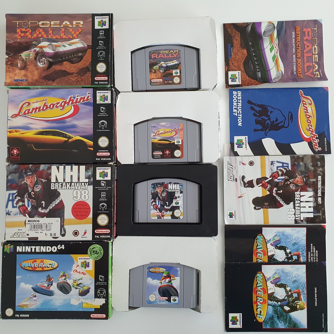 Acheter / Kaufen N64 Lot 7 jeux Nintendo 64