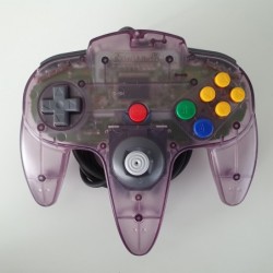 Controller N64 Clear Purple
