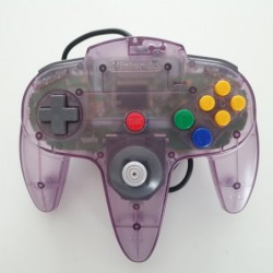 Controller N64 Clear Purple