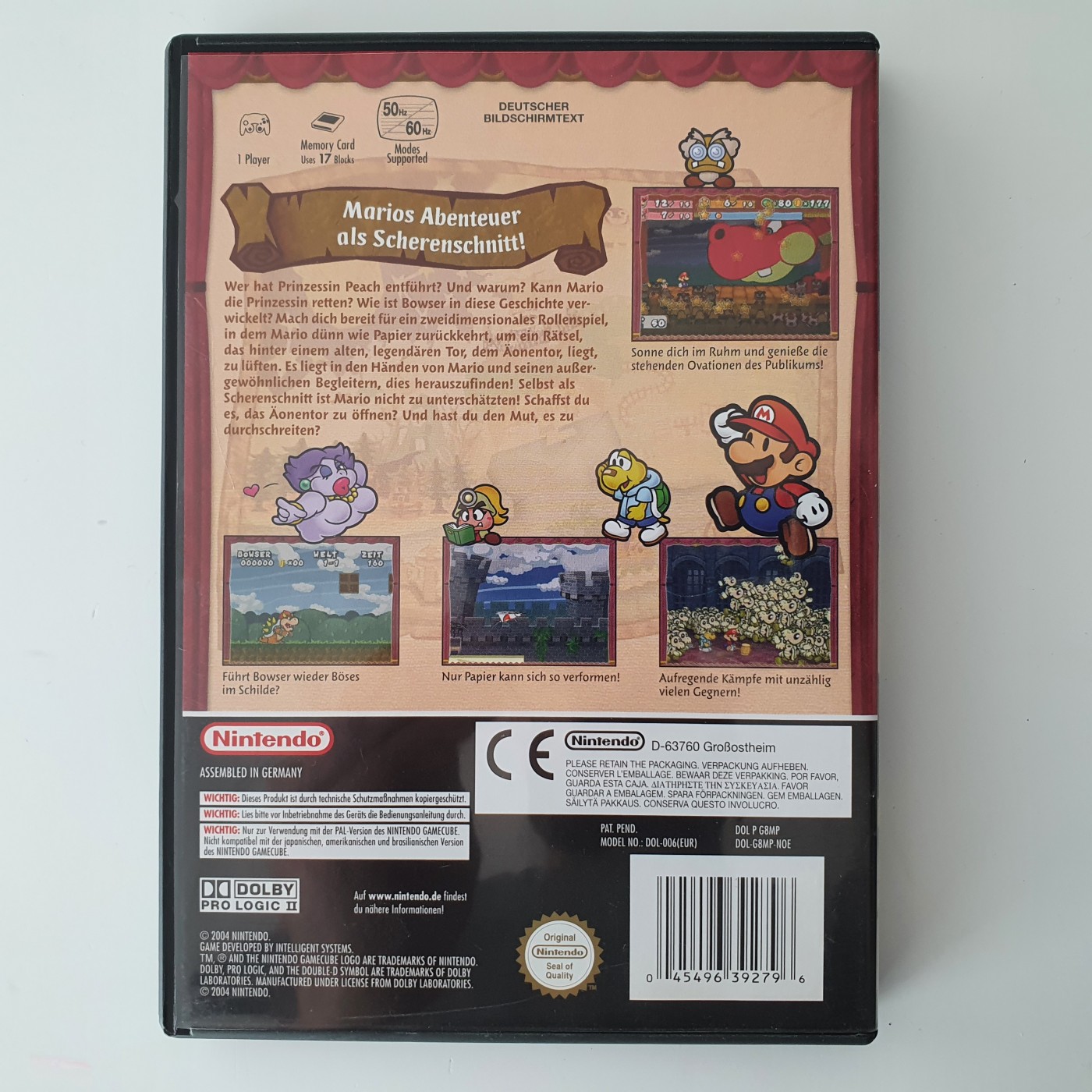 Acheter / Kaufen Gamecube Paper Mario Die Legende vom Äonentor
