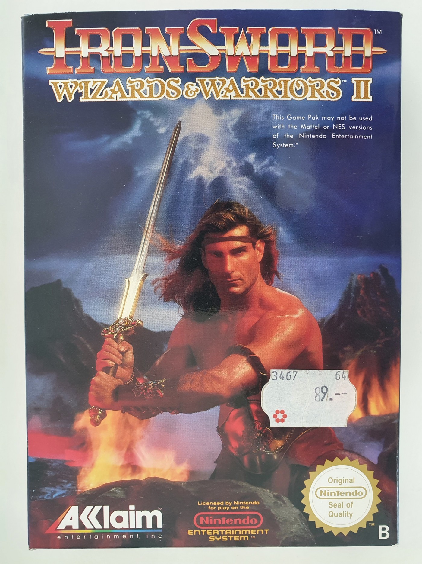 Acheter / Kaufen Nes Iron Sword Wizards & Warriors II